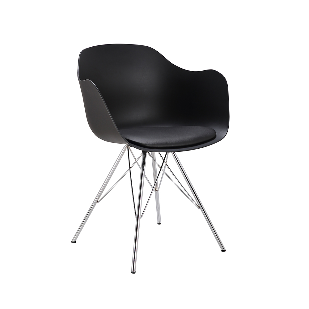 ZY-9028 PU leather or fabric dining chair