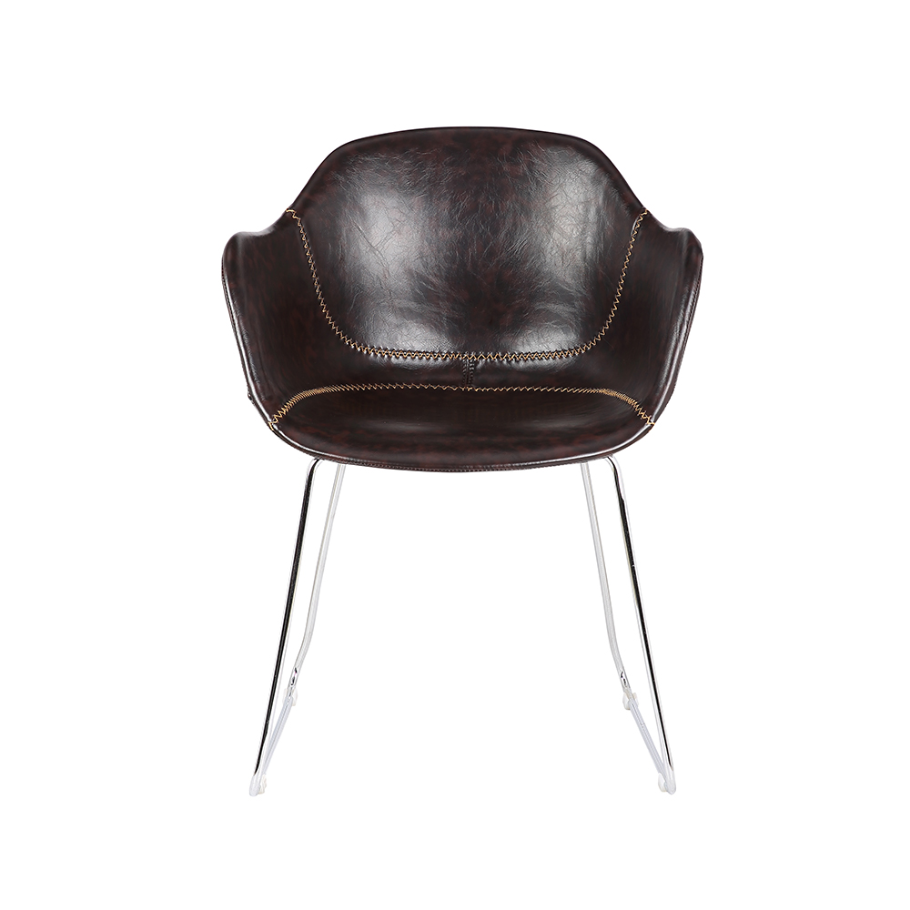 ZY-9028 PU leather or fabric dining chair