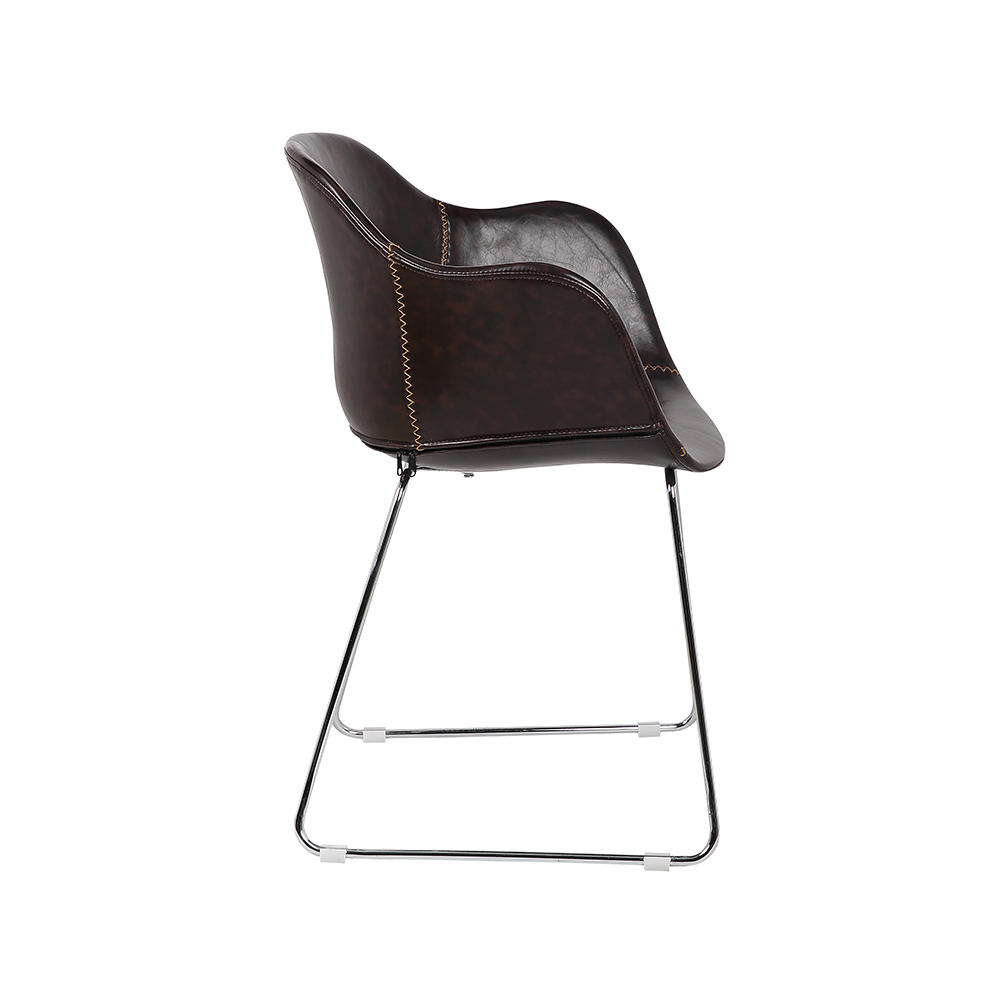 ZY-9028 PU leather or fabric dining chair