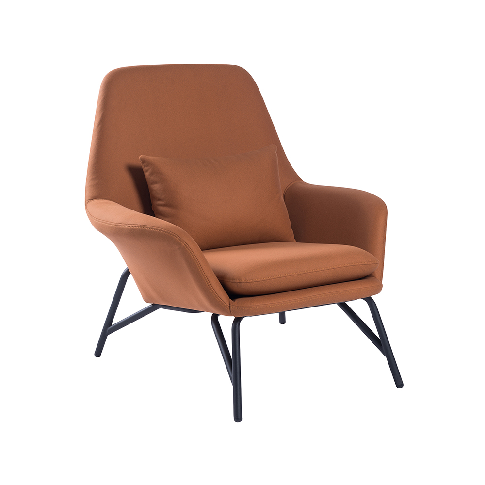 ZY-7081 Metal frame and plywood leisure chair