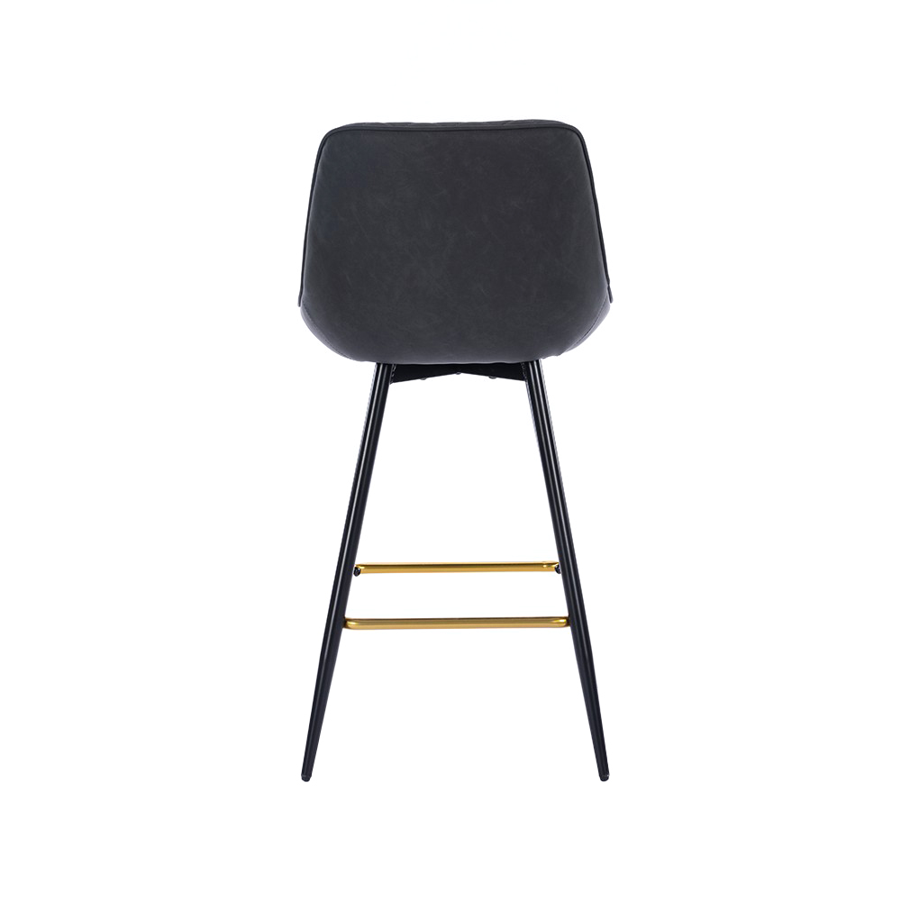 ZY-8084 Plywood Seat Metal Legs Bar Chair