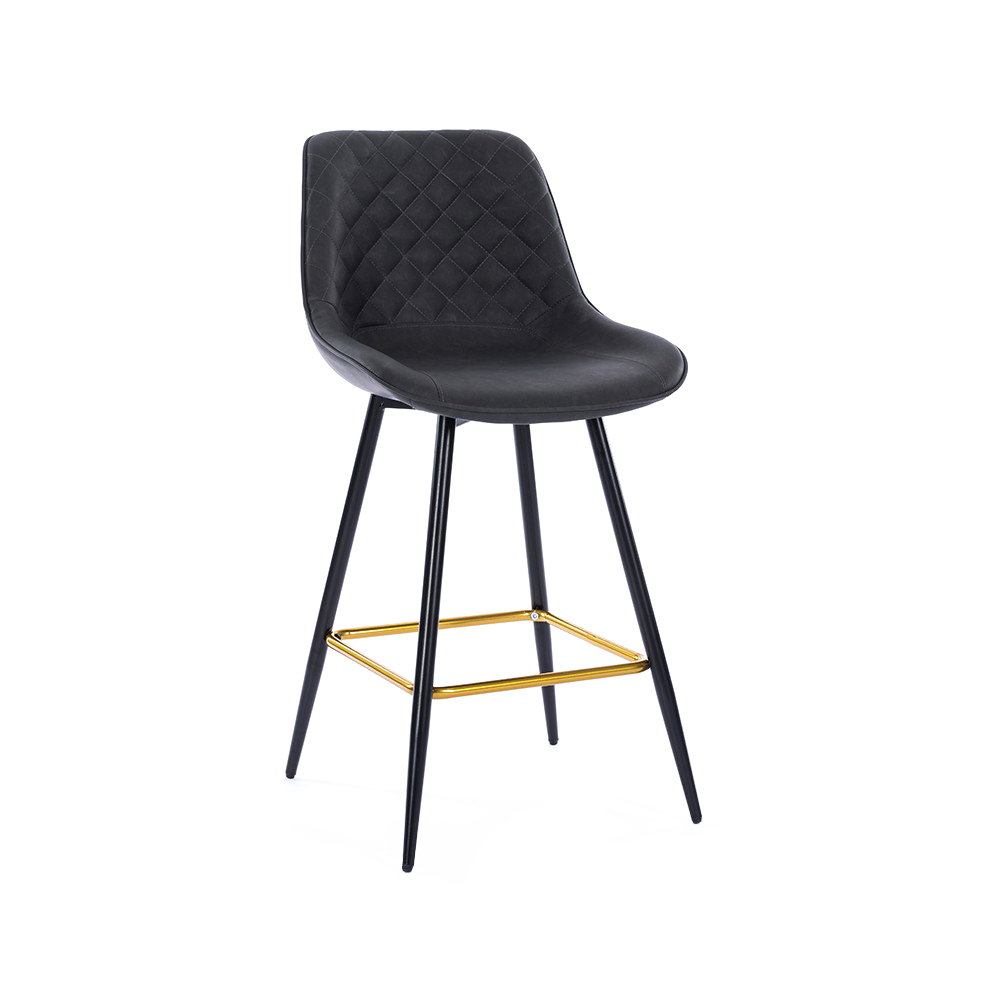 ZY-8084 Plywood Seat Metal Legs Bar Chair
