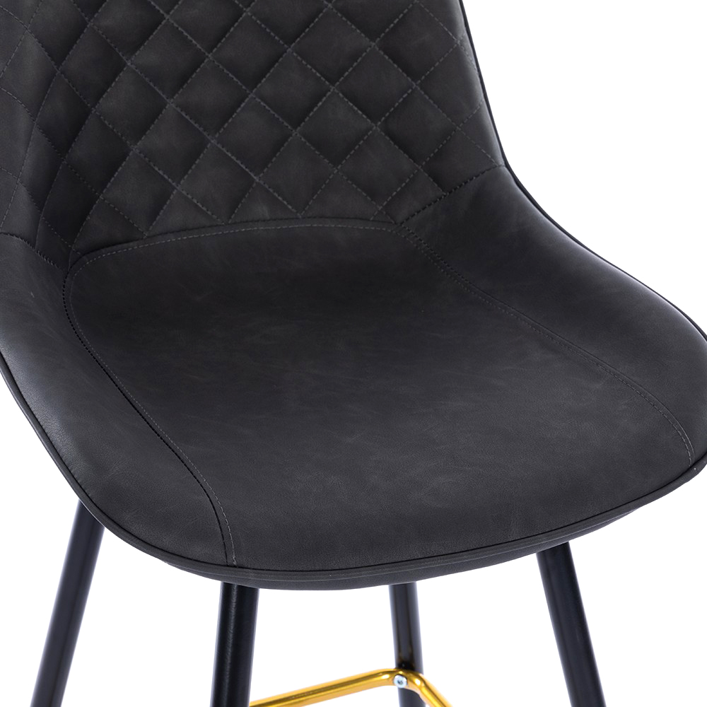 ZY-8084 Plywood Seat Metal Legs Bar Chair