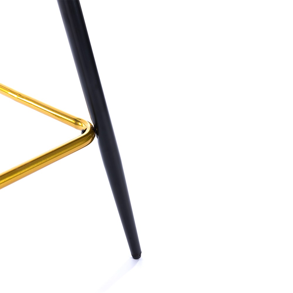 ZY-8084 Plywood Seat Metal Legs Bar Chair