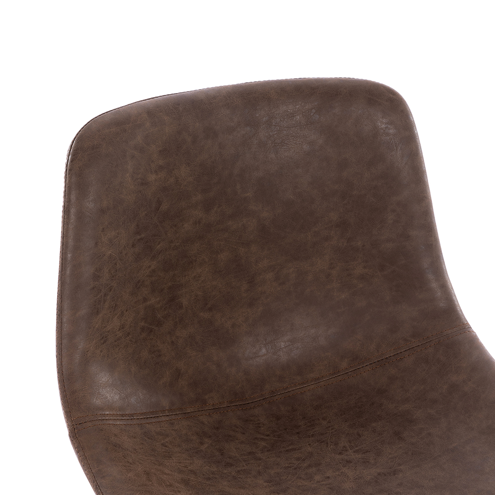 ZY-8098-1 Brown Cushion Vintage Comfort Bar Chair