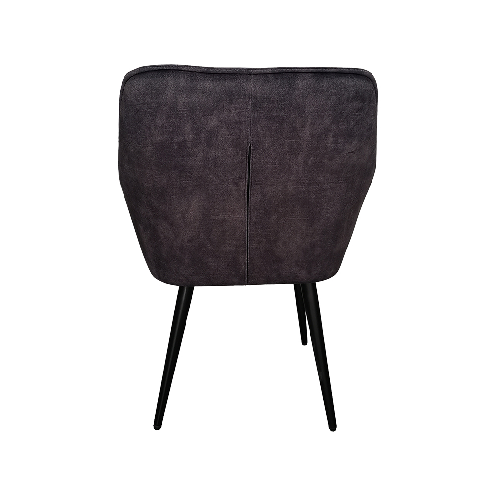 ZY-9064 Dark grey fabric Wooden stand Leisure Chair