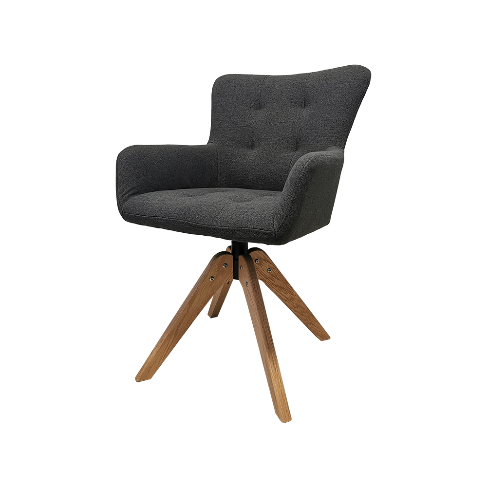 ZY-9071 Black Comfortable Armrest Design Leisure Chair