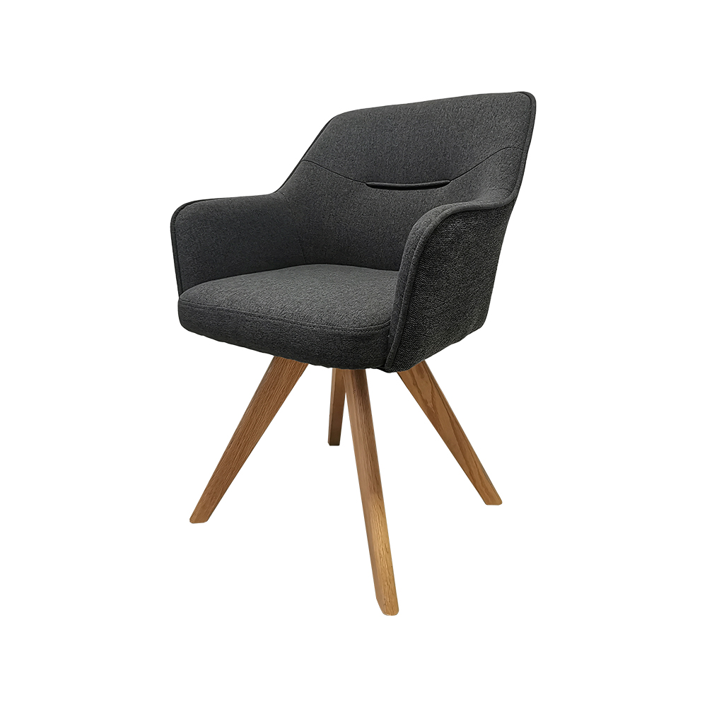 ZY-9071 Black Comfortable Armrest Design Leisure Chair
