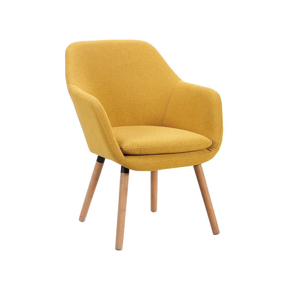 ZY-9070 Yellow Cushion Ergonomic Leisure Chair