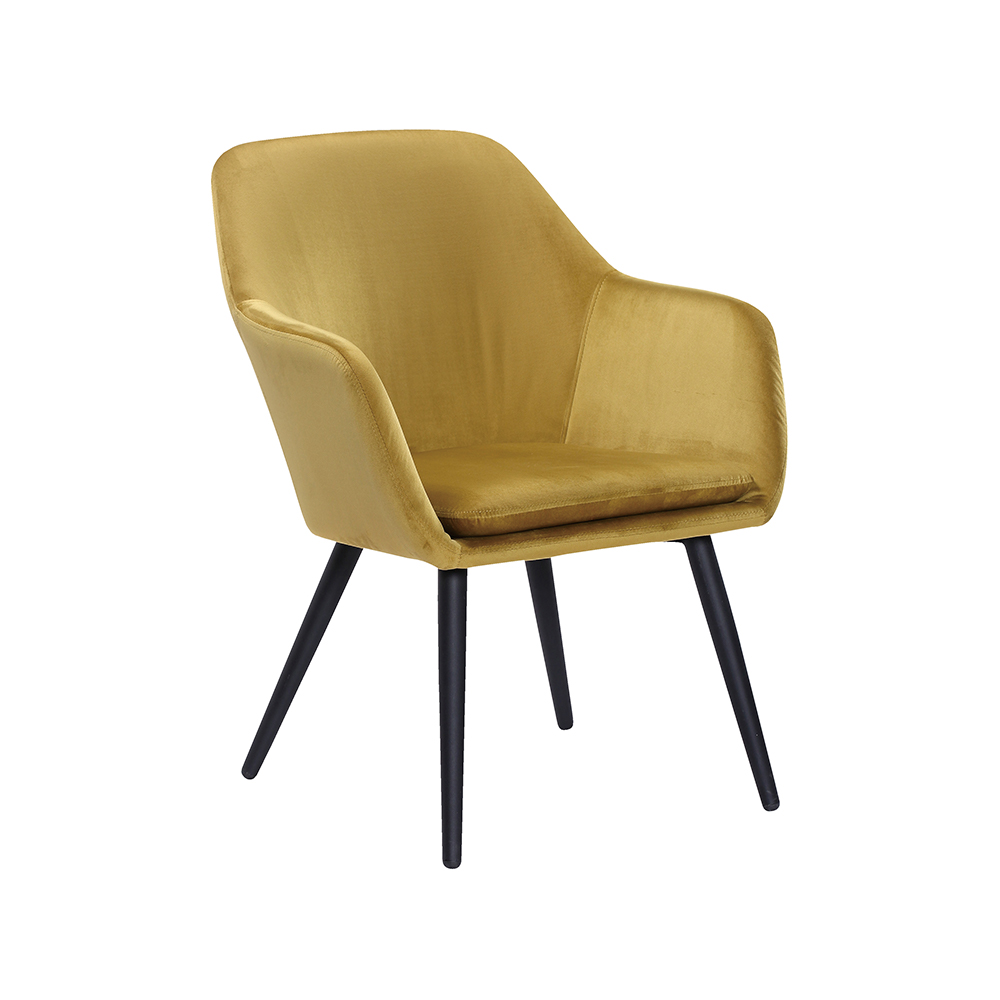 ZY-9070 Yellow Cushion Ergonomic Leisure Chair