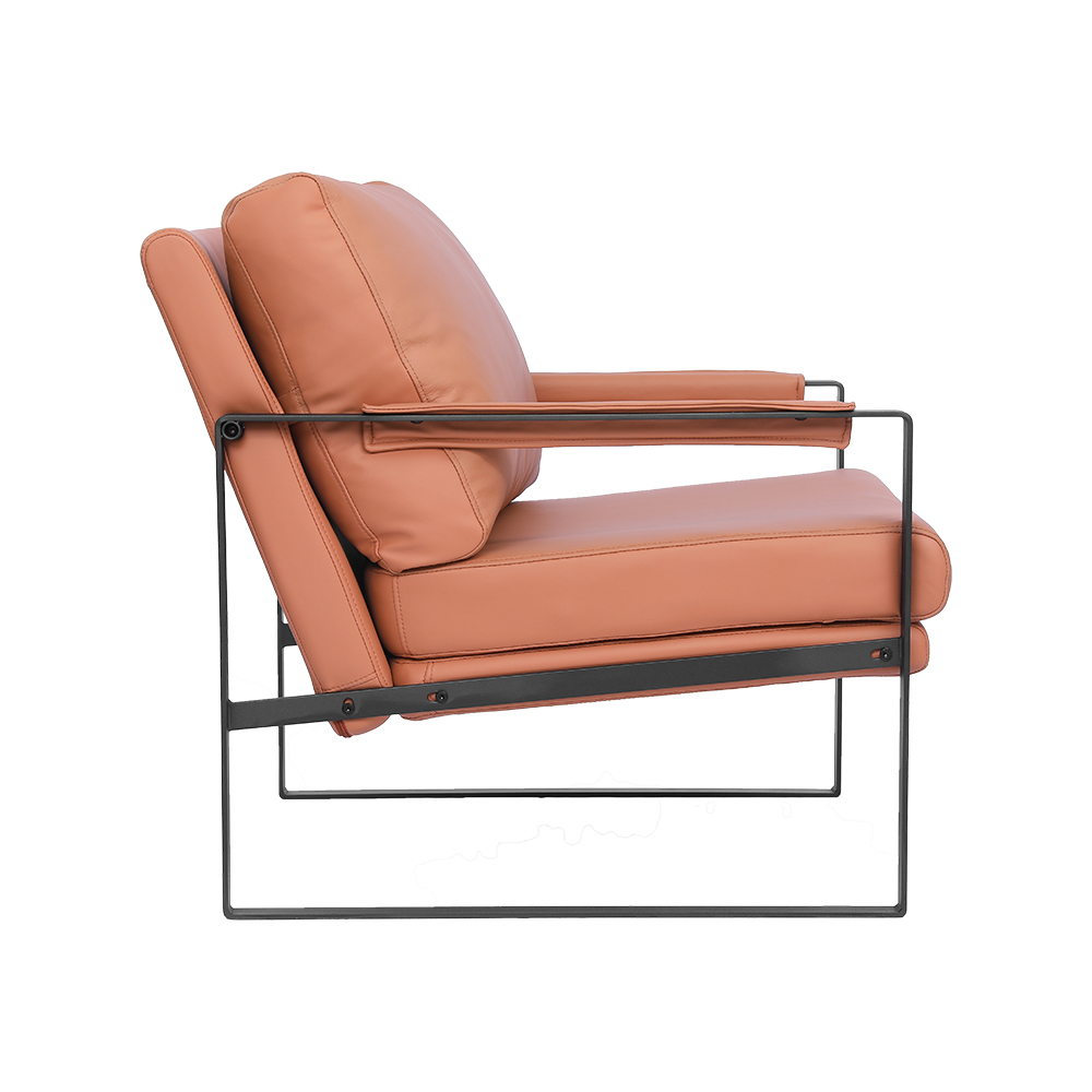 ZY-7146 metal board with fabric covered leisure chair