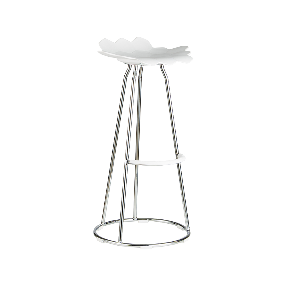 ZY-8011-1 Chrome Metal Leg Bar Chair