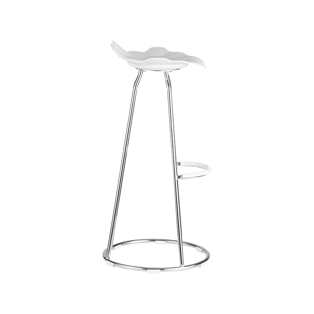 ZY-8011-1 Chrome Metal Leg Bar Chair