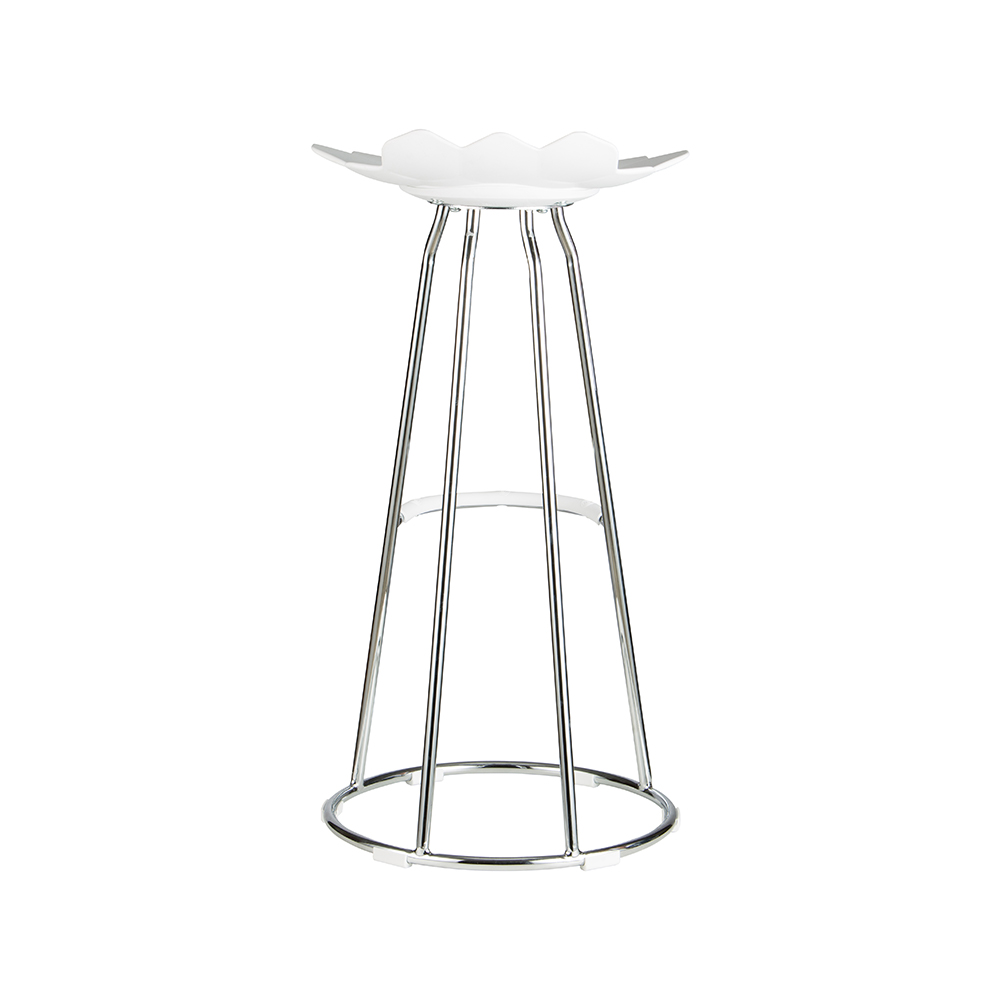ZY-8011-1 Chrome Metal Leg Bar Chair