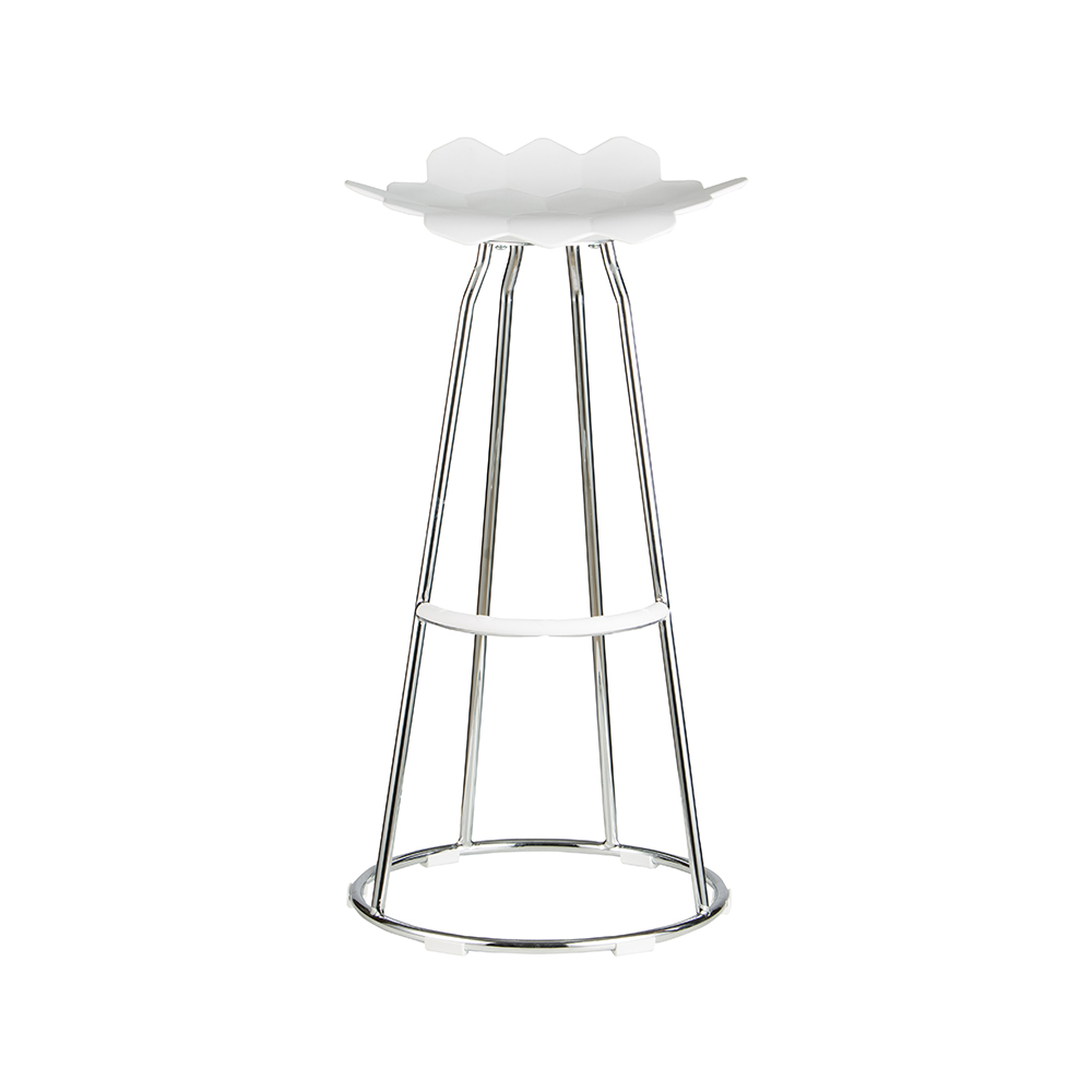 ZY-8011-1 Chrome Metal Leg Bar Chair