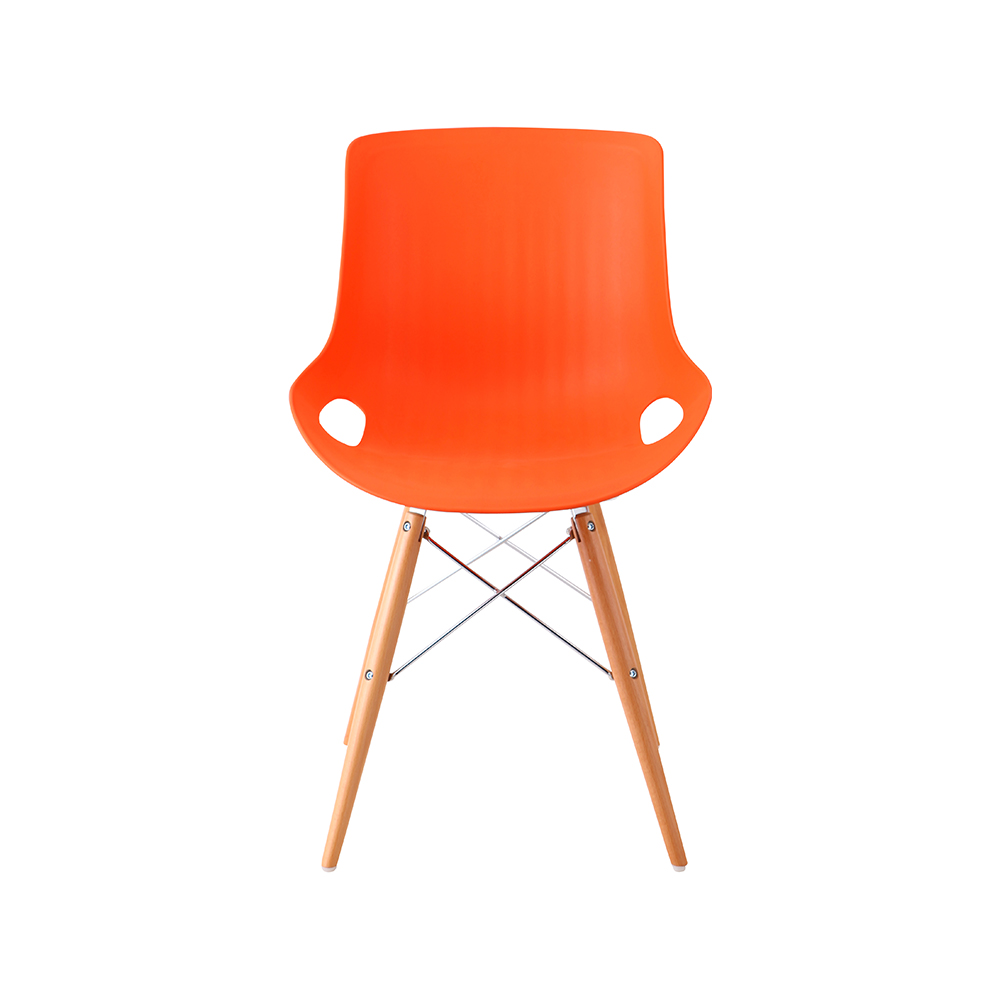 ZY-9005-1 green Plastic Seat Dining Chair