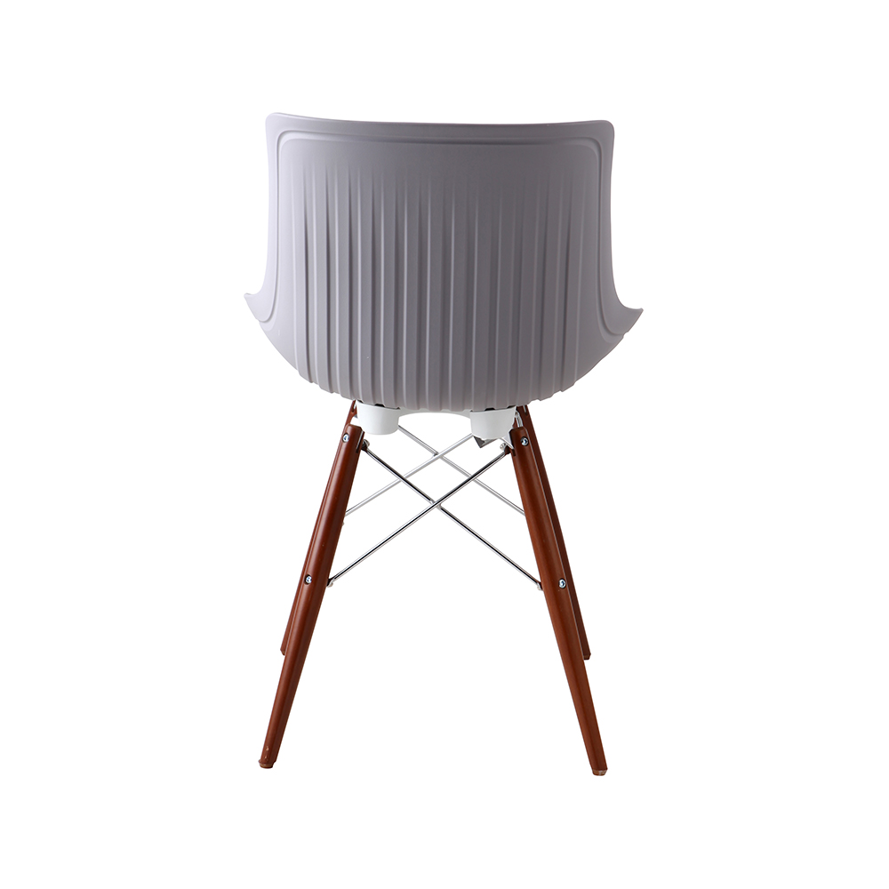 ZY-9005-1 green Plastic Seat Dining Chair