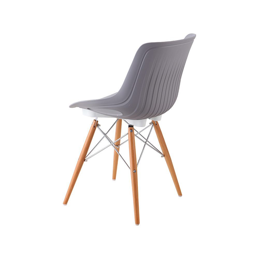 ZY-9005-1 green Plastic Seat Dining Chair