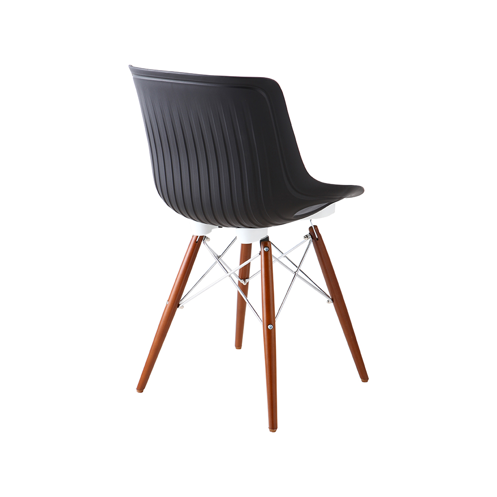ZY-9005-1 green Plastic Seat Dining Chair