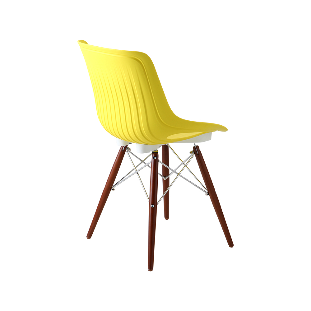 ZY-9005-1 green Plastic Seat Dining Chair