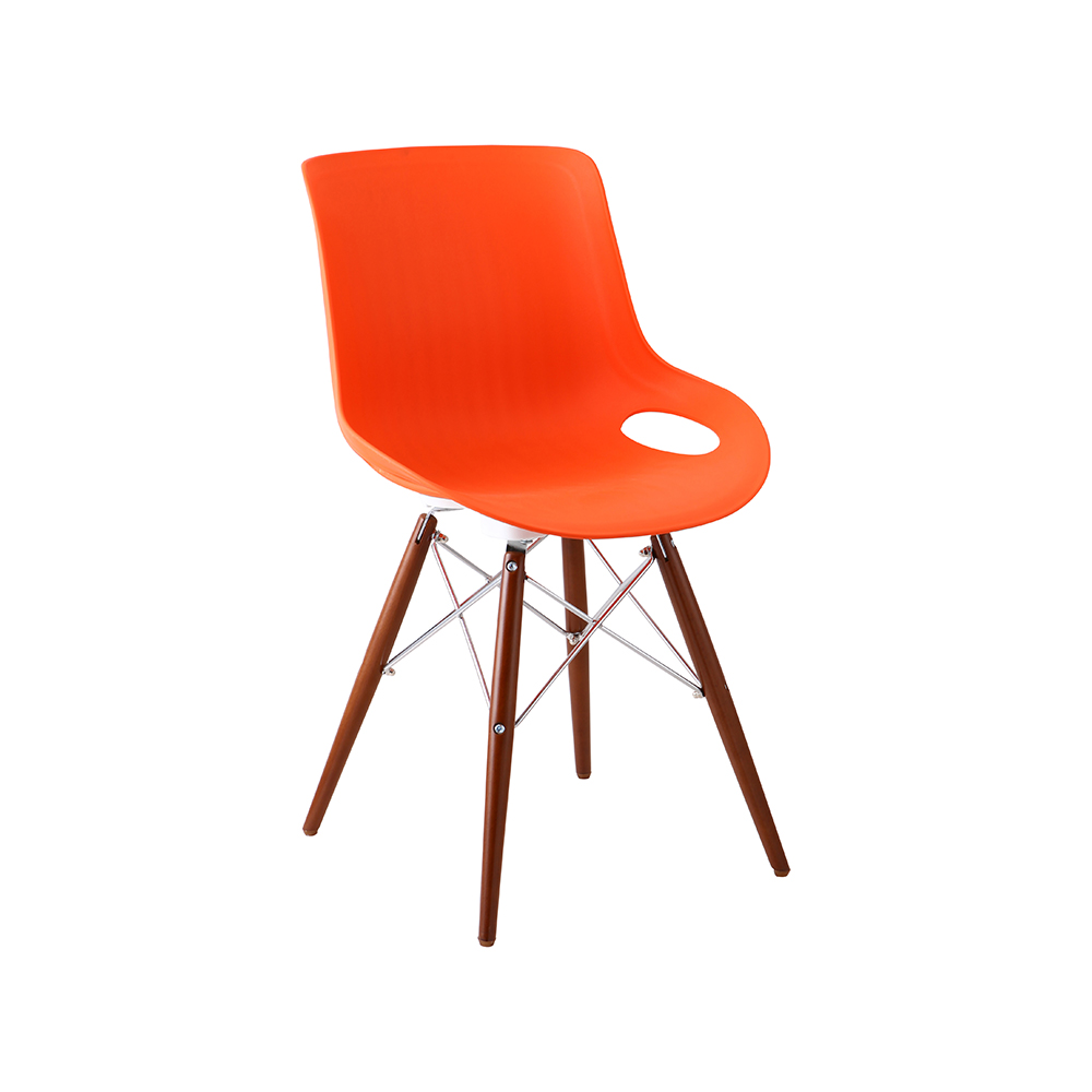 ZY-9005-1 green Plastic Seat Dining Chair