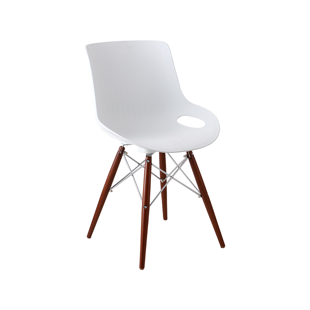 ZY-9005-1 green Plastic Seat Dining Chair