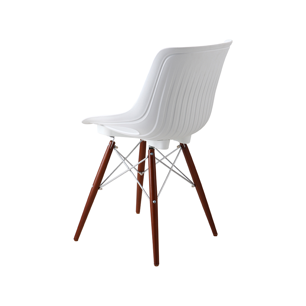 ZY-9005-1 green Plastic Seat Dining Chair