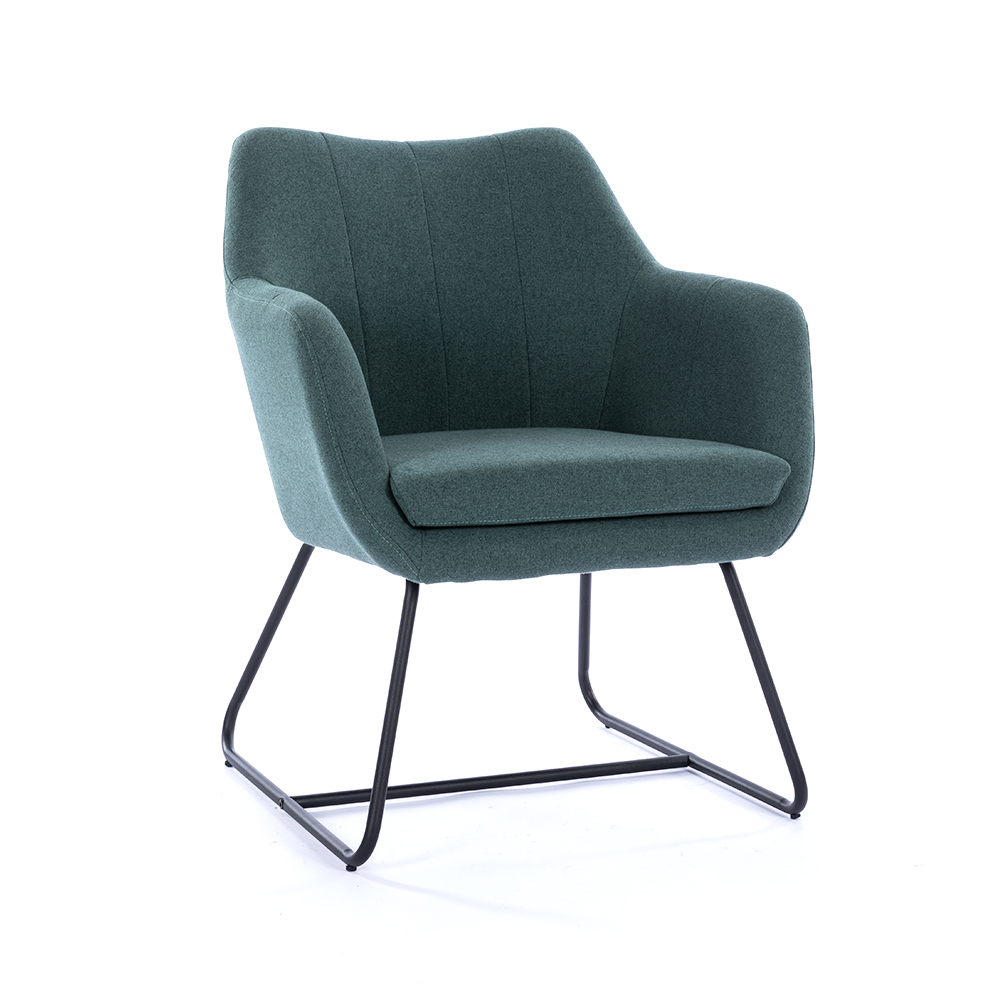 ZY-7129 Metal tube KD bracket legs dining chair