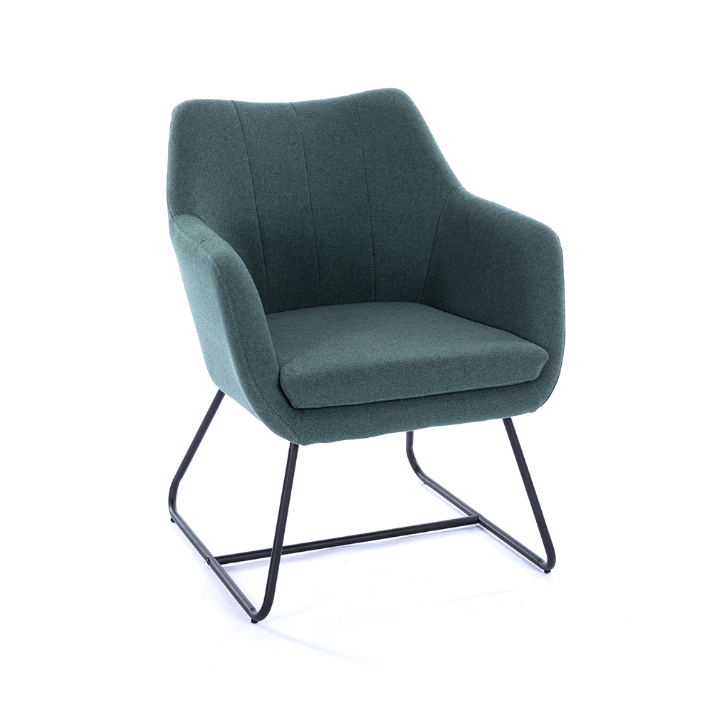ZY-7129 Metal tube KD bracket legs dining chair