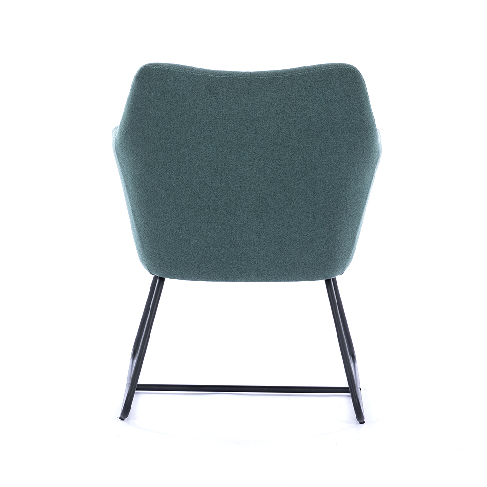 ZY-7129 Metal tube KD bracket legs dining chair