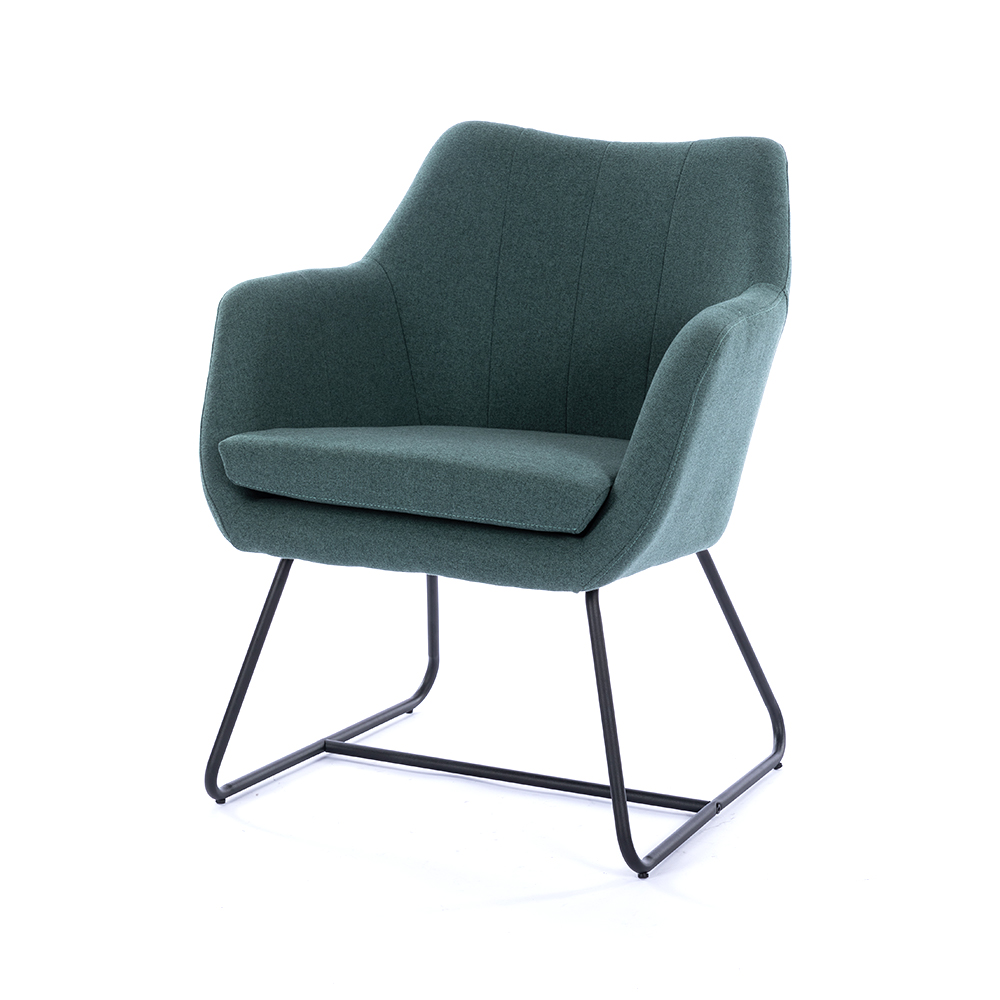 ZY-7129 Metal tube KD bracket legs dining chair