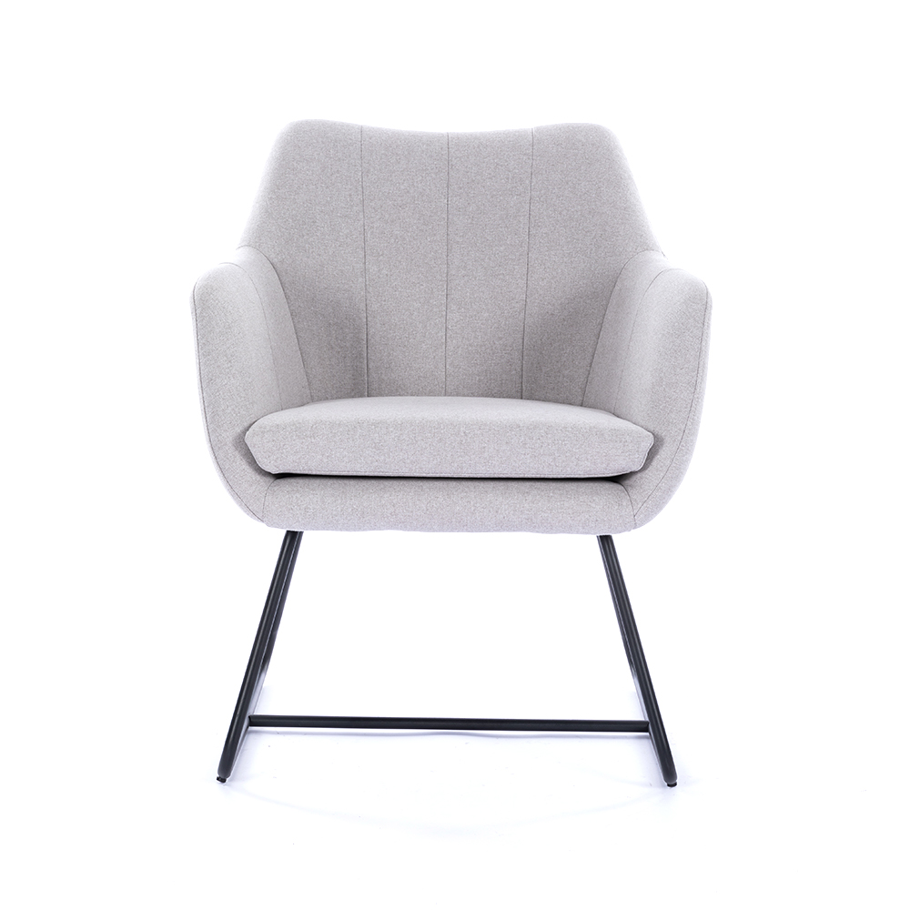 ZY-7129 Metal tube KD bracket legs dining chair