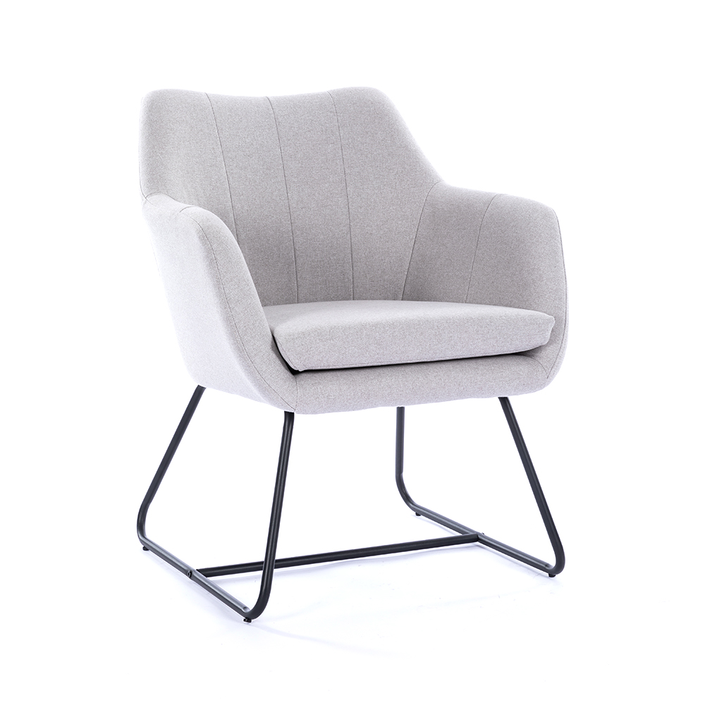 ZY-7129 Metal tube KD bracket legs dining chair