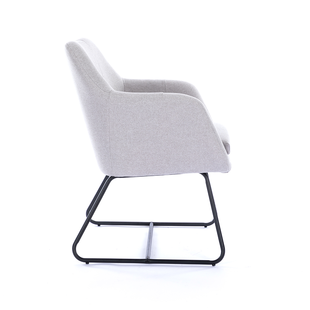 ZY-7129 Metal tube KD bracket legs dining chair