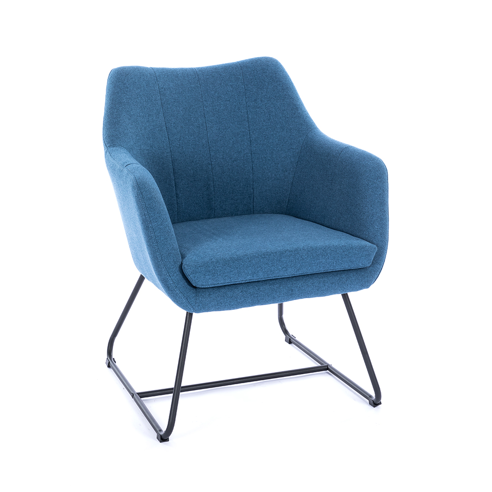 ZY-7129 Metal tube KD bracket legs dining chair