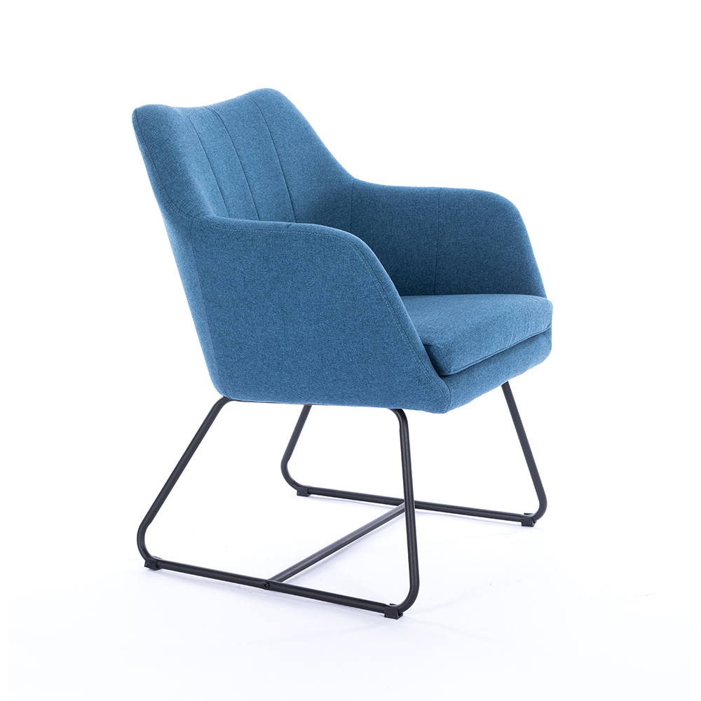 ZY-7129 Metal tube KD bracket legs dining chair