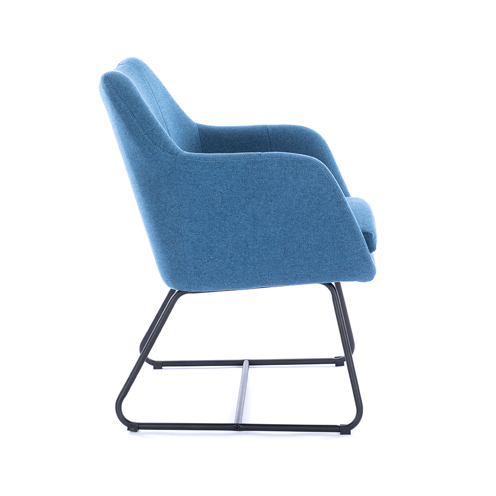 ZY-7129 Metal tube KD bracket legs dining chair
