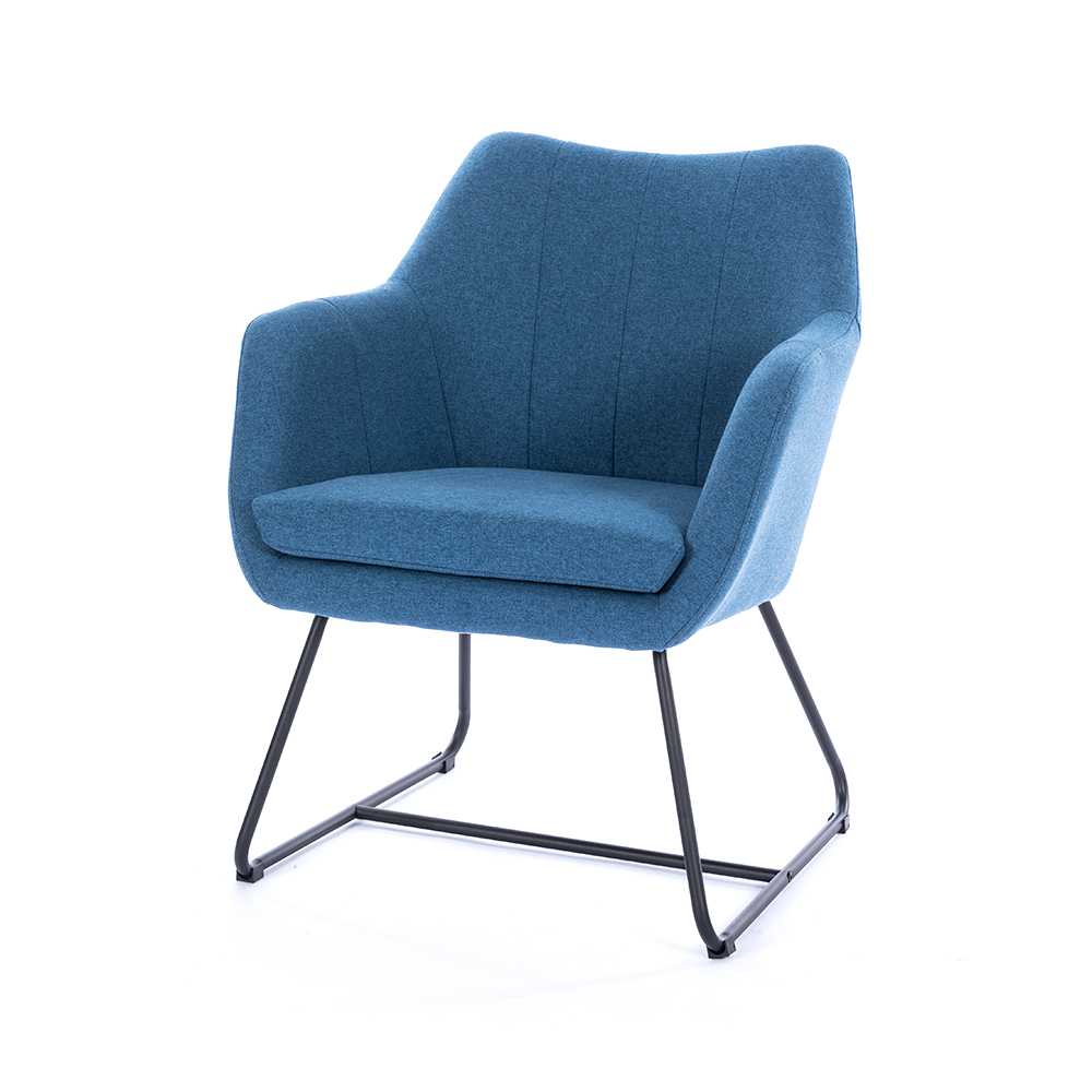 ZY-7129 Metal tube KD bracket legs dining chair