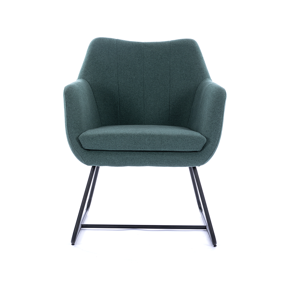 ZY-7129 Metal tube KD bracket legs dining chair